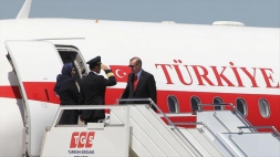 Президент Турции Реджеп Тайип Эрдоган прибыл в Москву
